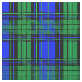 Tecido Xadrez azul e verde escocesa,