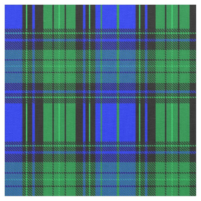 Tecido Xadrez azul e verde escocesa, (Detalhe)
