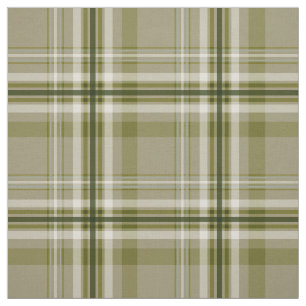 Tecido xadrez bege de oliveira