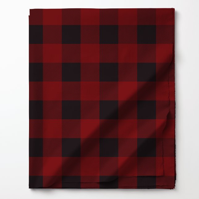 Tecido Xadrez Búfalo Vermelho e Preto (Criador carregado)