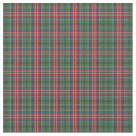 Tecido Xadrez Clan MacCulloch Tartan Green Red Blue Check