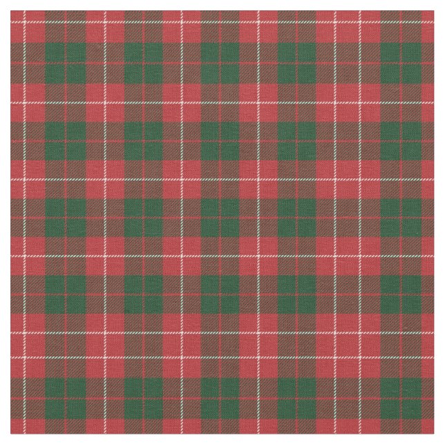 Tecido Xadrez Clan Mackinnon Tartan Green - Verificação V (Detalhe)