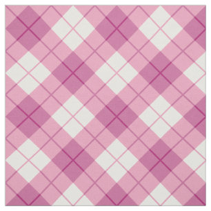 Tecido Xadrez cor-de-rosa