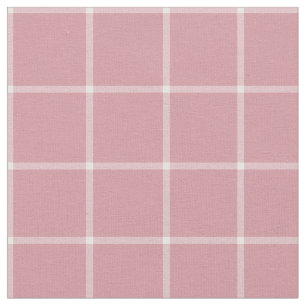 Tecido Xadrez cor-de-rosa da verificação do Windowpane