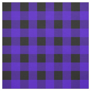 Tecido Xadrez de Buffalo Roxo Escuro