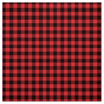 Xadrez de Buffalo Vermelho