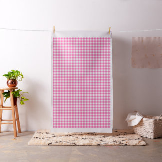 Tecido Xadrez de Cottagecore Rosa Gingham