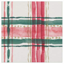 Tecido XADREZ de FERIADO Vermelho Verde