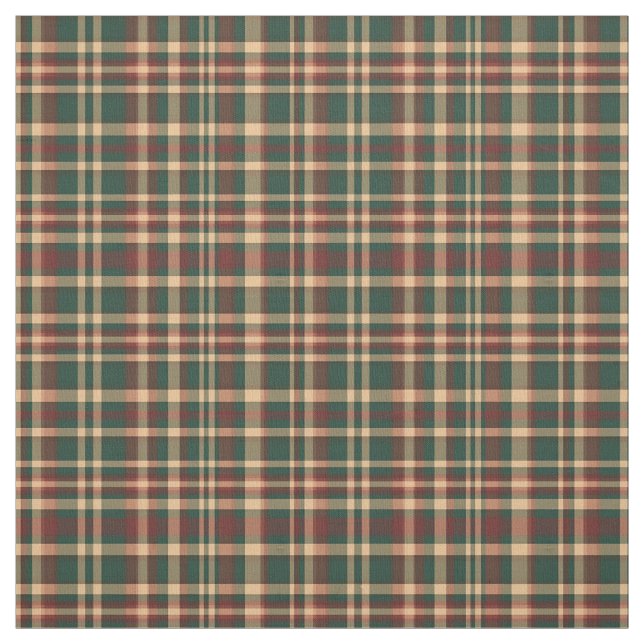 Tecido Xadrez de Natal Vermelho e Verde (Modelo)