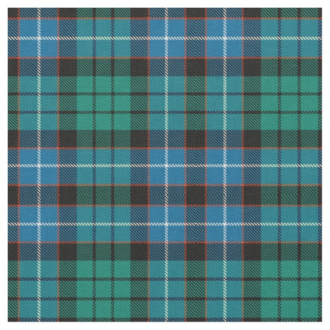 Tecido Xadrez de Tartan da Antiga Caça ao Clã Escocês (Detalhe)