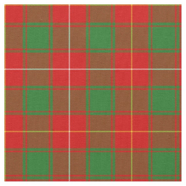 Tecido Xadrez de Tartan do Clã Escocês MacPhie Macfie (Detalhe)