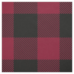 Tecido Xadrez de Tartan Preto XXL Buffalo
