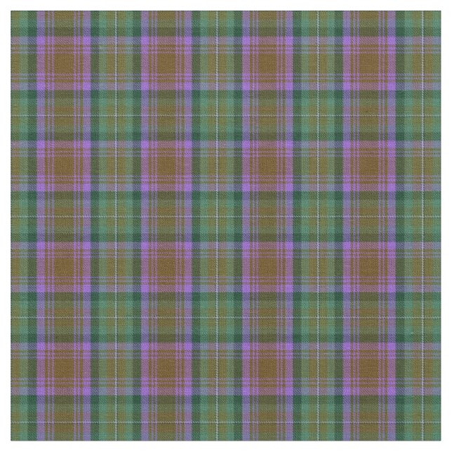 Tecido  Xadrez de Tartan, Violeta Verde Skye (Detalhe)