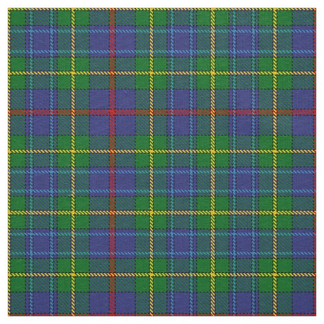 Tecido Xadrez Escocesa Clan Bailey Tartan (Modelo)