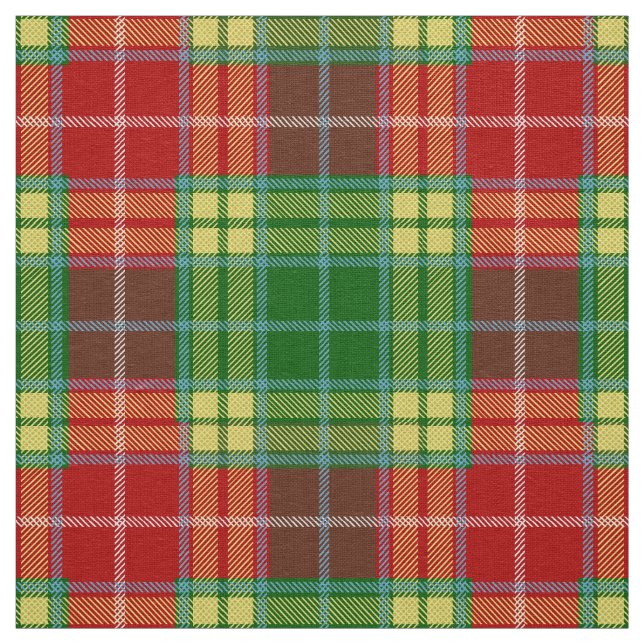 Tecido Xadrez Escocesa Clan Buchanan Tartan (Modelo)