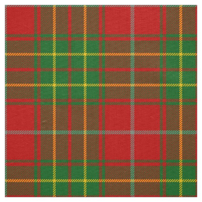 Tecido Xadrez Escocesa Clan Burnett Tartan (Modelo)