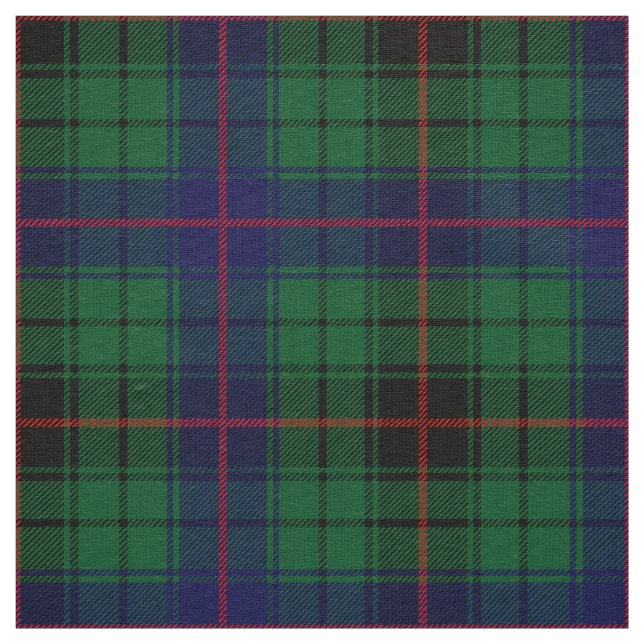 Tecido Xadrez Escocesa Clan Davidson Tartan (Modelo)