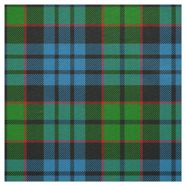Tecido Xadrez Escocesa Clan Fletcher Tartan (Modelo)