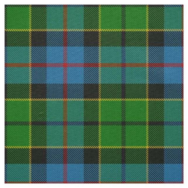 Tecido Xadrez Escocesa Clan Forsyth Tartan (Modelo)