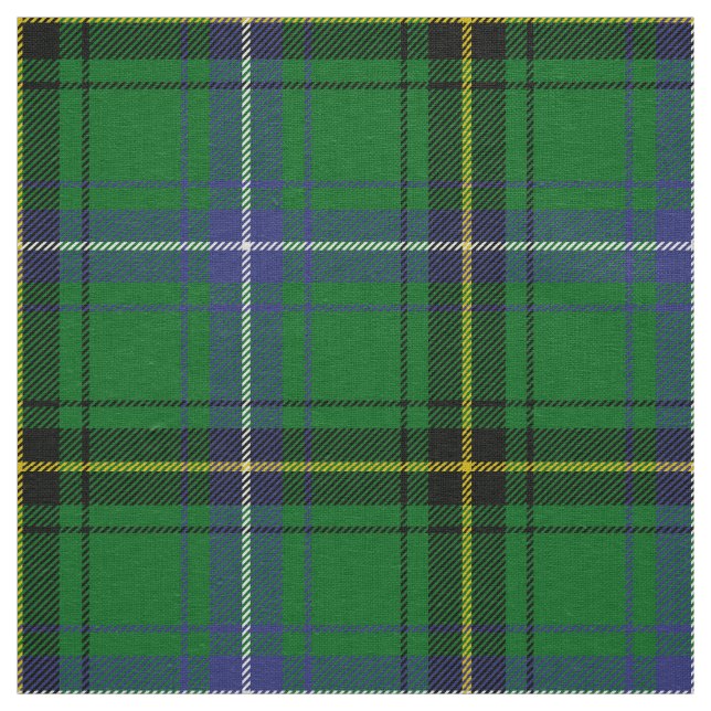 Tecido Xadrez Escocesa Clan Henderson Tartan (Modelo)