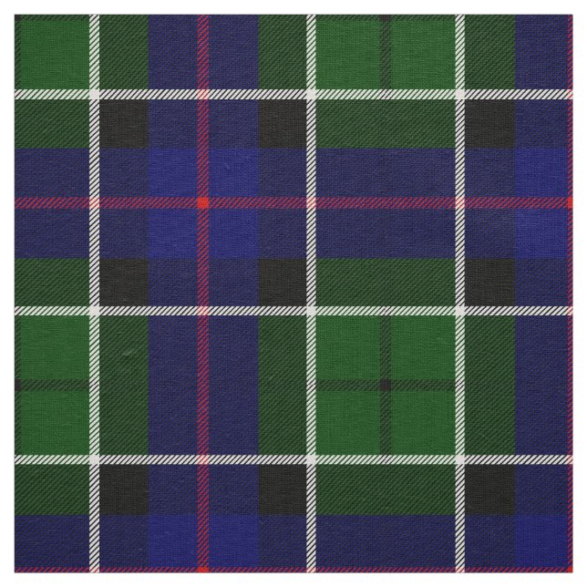 Tecido Xadrez Escocesa Clan Leslie Tartan (Modelo)