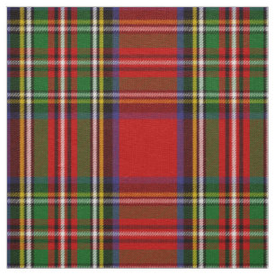Tecido Xadrez Escocesa Clan Stewart Tartan