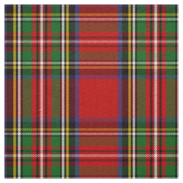 Tecido Xadrez Escocesa Clan Stewart Tartan (Modelo)