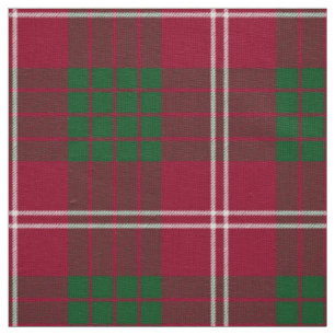 Tecido Xadrez escocesa de Clan Crawford Tartan