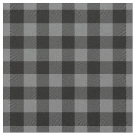 Tecido Xadrez Escuro Cinza e Preto Gingham
