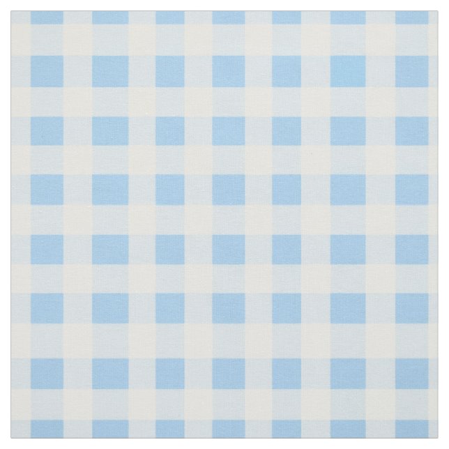 Tecido Xadrez Gingham Azul Claro (Modelo)
