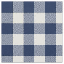 Xadrez Gingham Azul Meia-Noite e Branco