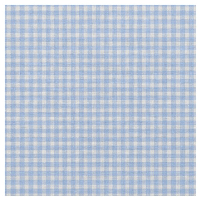 Tecido Xadrez Gingham Azul Real Claro (Detalhe)