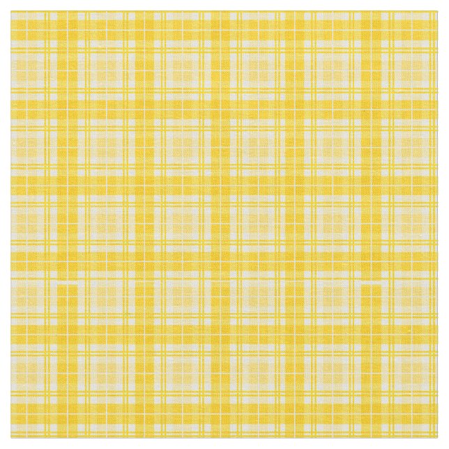 Tecido Xadrez Gingham Dourada amarela Tartan (Detalhe)