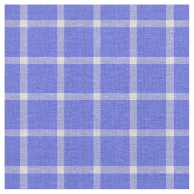 Tecido Xadrez Grande Azul Violeta Escuro (Detalhe)