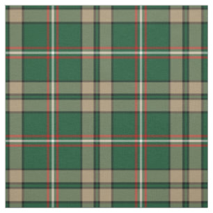 Tecido Xadrez Irlandesa O'Neill Tartan Green e Tan