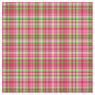Tecido xadrez - Néon Verde e Rosa 13