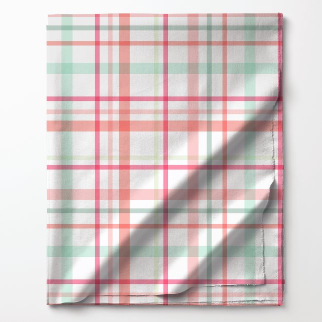 Tecido Xadrez Pastel Rosa e Verde Vibrante (Criador carregado)