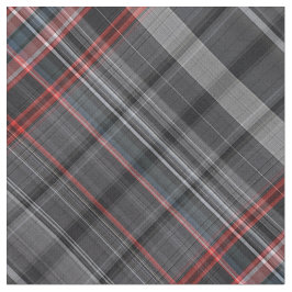 Tecido Xadrez preta e vermelha