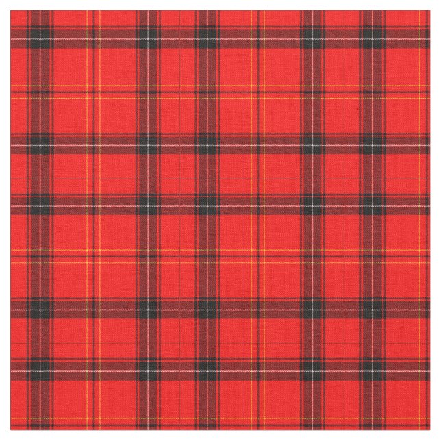 Tecido Xadrez Preta e Vermelha (Tartan) (Detalhe)