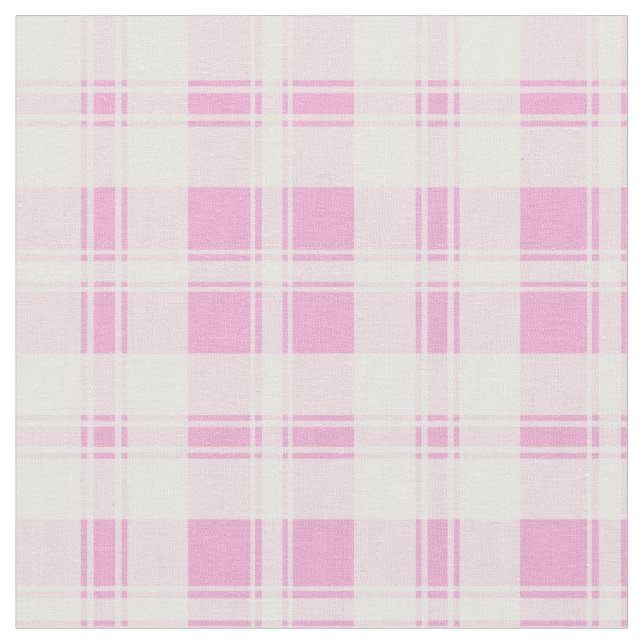 Tecido Xadrez Rosa e Branco Bonito Rosy Posy (Detalhe)