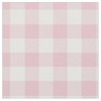 Tecido Xadrez Rosa Pastel e Branco