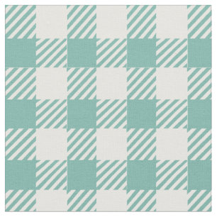Tecido Xadrez Rustic Teal Gingham Buffalo