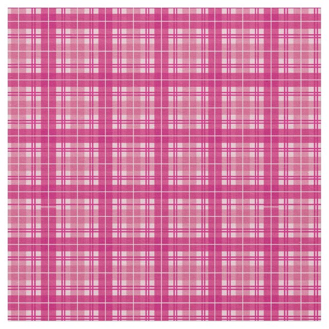 Tecido Xadrez Tartan, cor-de-rosa, brilhante (Detalhe)