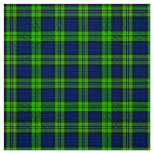 Tecido Xadrez verde azul Campbell Abercrombie Blackwatch