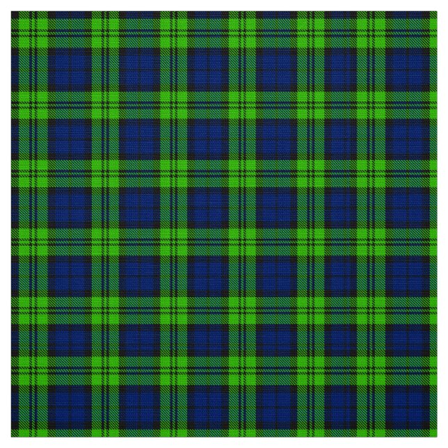 Tecido Xadrez verde azul Campbell Abercrombie Blackwatch (Modelo)