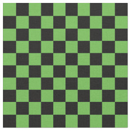 Tecido Xadrez Verde e Preto