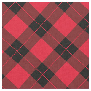 Vetor de padrão xadrez vermelho para tecidos