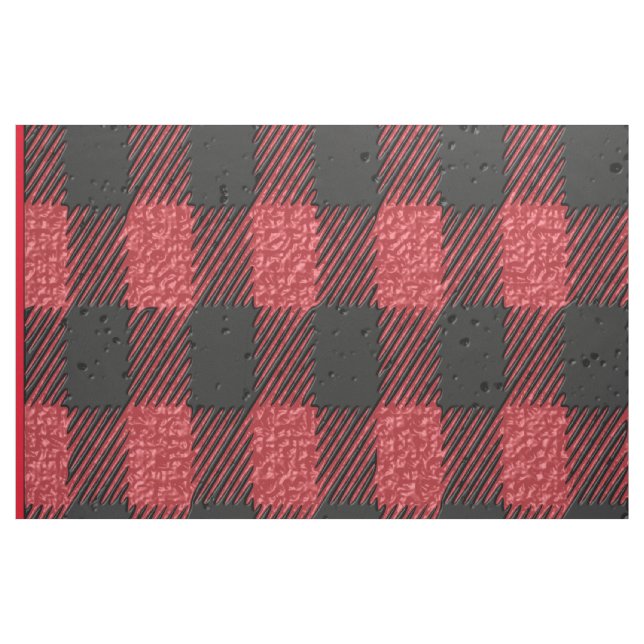 Tecido xadrez vermelho (Jarda)