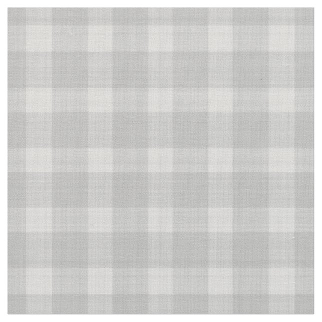 Tecido xadrezinho gingham cinza claro e branco (Detalhe)