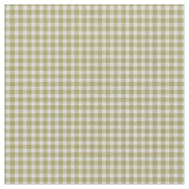 Tecido Xadrezinho Verde Oliva Gingham (Detalhe)